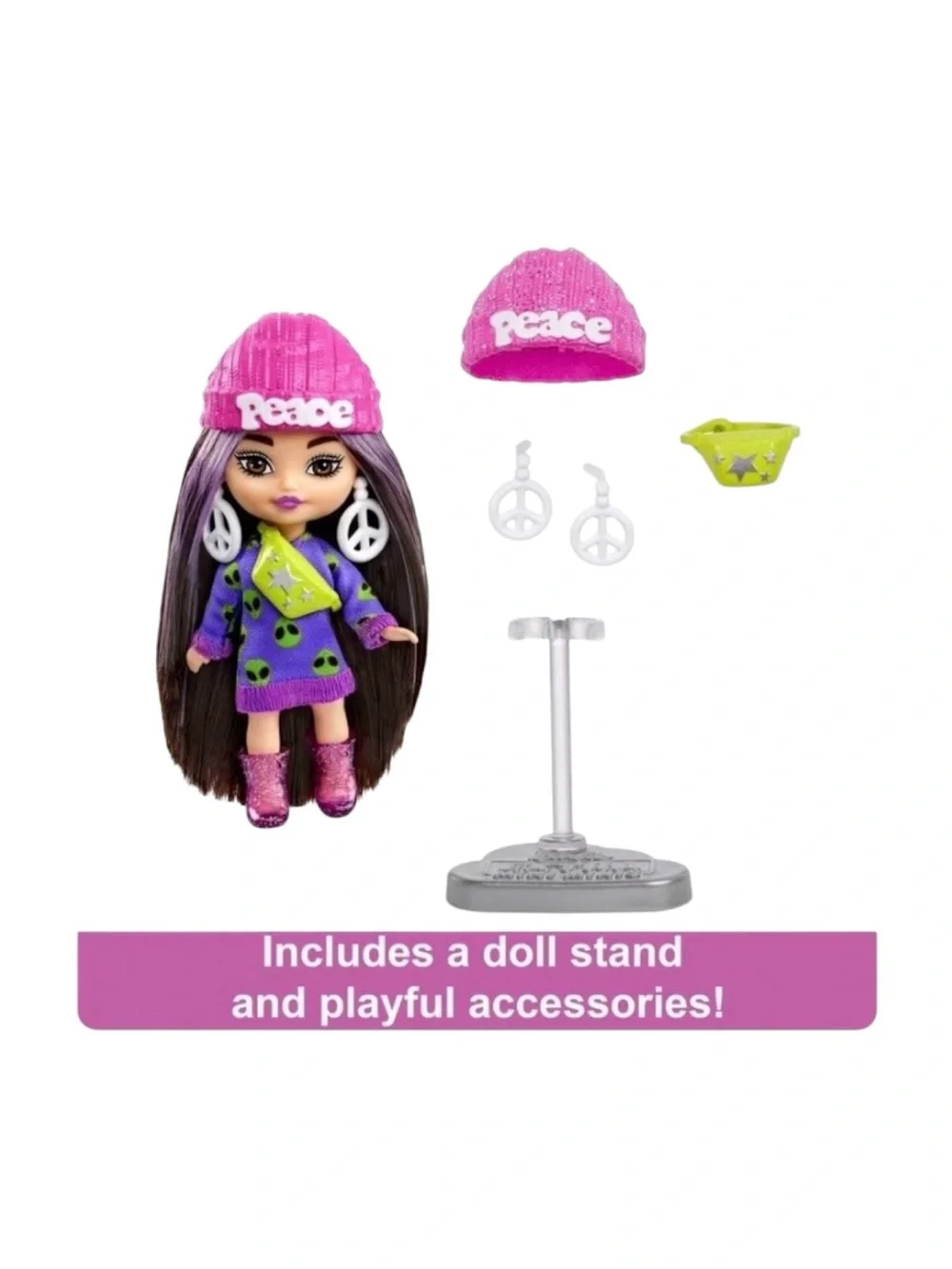 Barbie Extra Mini Minis Peace Hat